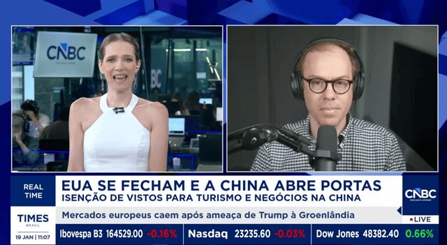 Destino China na CNBC
